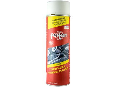 FERTAN 25101 Steinschlagschutz Spray grau 500 ml Unterbodenschutz