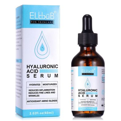Gesichtsserum Hyaluronsäure Hyaluronic Acid Serum Anti Aging Bio Vegan 60ml