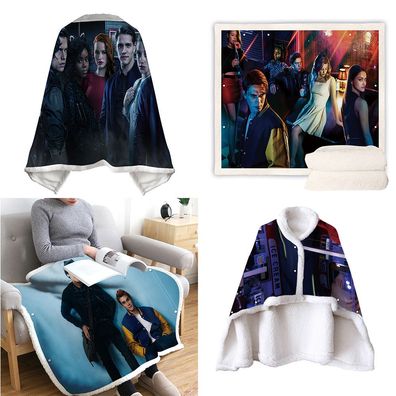 TV series Riverdale Decke Doppelte Schicht Blanket Archie Betty Jughead Schal Serape