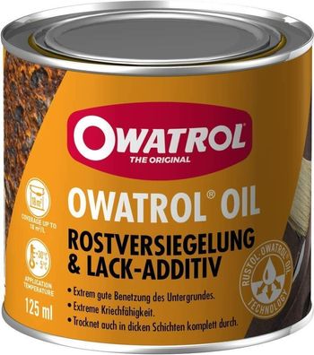 Owatrol Farbkriechöl 125 ml Dose Rostschutz / Versiegelung Holz Lackversand