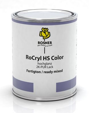 RoCryl HS Color Fertigtöne hochglänzend/ RAL 9010,1L, Acryllack, pigmentiert, Lack