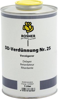 Rosner DD-Verdénnung Nr. 25 Einstellverdénnung Trocknungsverzögerer Holzlacke 1L