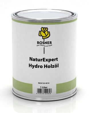 Rosner NaturExpert HydRo Holzöl Veredelung UV Schutz Imprägniertiefe Holz 1L, ßl