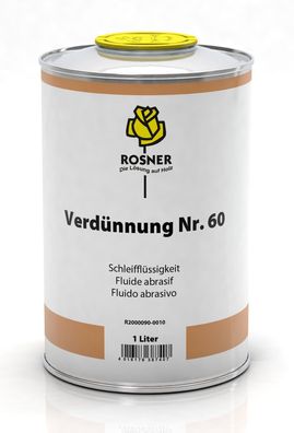 Rosner Verdénnung Nr. 60 / 1 L, Holz, Verdénnung, Lack