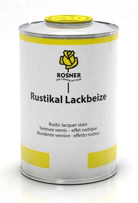 Rustikal Lackbeize 1L, farblos, lösungmittelhaltig, Spezialbeize, Holz, Möbelausbau