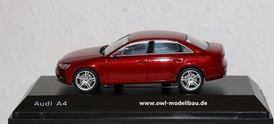Spark 5011504123 - Audi A4 - Matadorrot. 1:43.