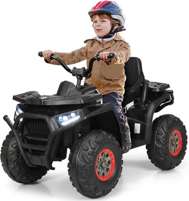 12V Elektro Kinderquad mit Scheinwerfer, Mini Elektroquad mit Musik USB, Hupe