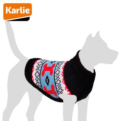 Karlie Hundepullover BONE - Hundejacke XS-L Hundemantel Pullover für Hund