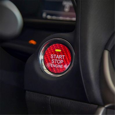 Ein Knopf Start Taste Trimmen Zündung Schalter für Mazda 3 Axela CX-3 CX-4 CX-5