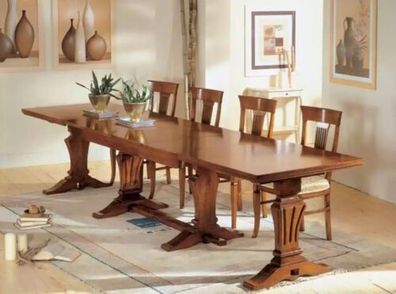 Esstisch Holz Esszimmer Tisch Design Holz Luxus Möbel Klassisch Neu