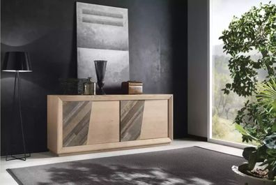 Sideboard Wohnzimmer Esszimmer Holz Luxus Kommoden Möbel Braun Neu