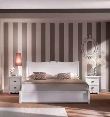 Schlafzimmer Design Modern Luxus Schlafzimmer Bett 2x Nachttische 3 tlg