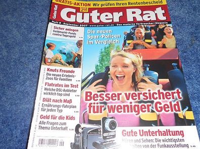 Zeitschrift - Guter Rat Heft --September 2007 - Besser versichert für weniger Geld