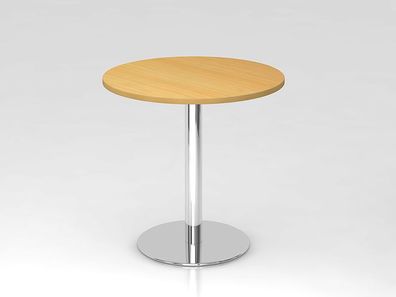 Bistro Tisch Beistelltisch Besprechungstisch 08 chrom 80 cm Durchmesser