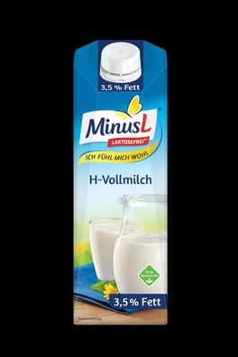 MinusL H-Vollmilch 3,5% 1l