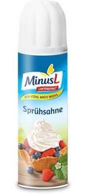 MinusL Sprühsahne 30% 250g