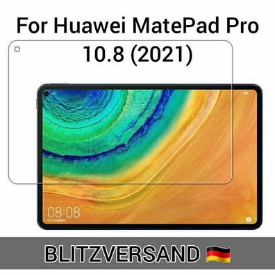 Für Huawei MatePad Pro 10.8 2021 Schutzfolie DisplayschutzFolie Hart-Glas