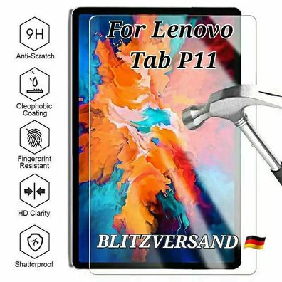 Für Lenovo Tab P11 Schutzglas Displayschutzfolie Echt 9H Hartglas 11.0"