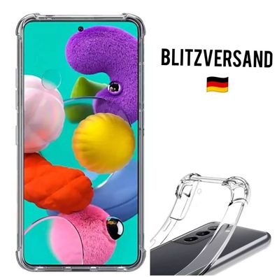 Für Samsung Galaxy S22 Plus Hülle Silikon Case Transparent Klar Schutzhülle
