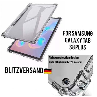 Für Samsung Galaxy Tab S8+ TPU Silikon Schutz Hülle Case SM-X800 SM-X806
