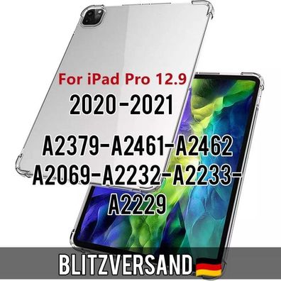 Für Apple iPad Pro 12.9 (2021 - 2020) A2379 A2069 TPU Silikon Schutz Hülle Case