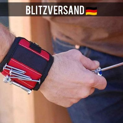 Magnetische Manschette für den Arm, Magnet Armband, Halter, Magnetband DE