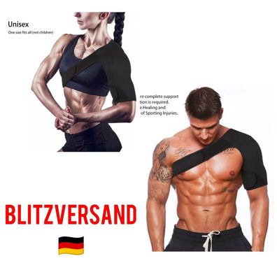 Unisex Schulterbandage Schulter-Bandage Sport Schulterschmerzen Linke/ Recht Band