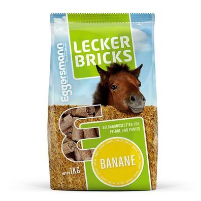 Eggersmann - Lecker Bricks Banane & Karotte - 7x1kg ? Pferdefutter