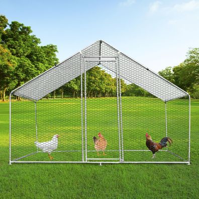 Hühnerstall Hühnerfreilauf Hühnergehege Auslauf Outdoor-Hühnerkäfig UV Geflügel