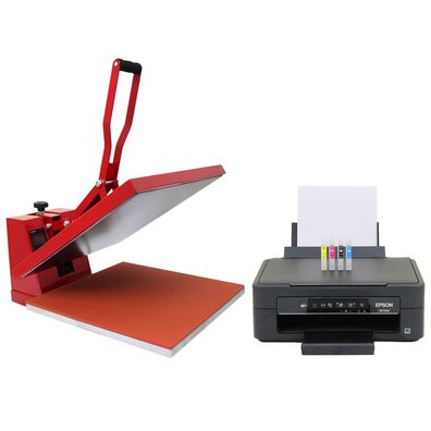 50cm Transferpresse & Epson Drucker im Set Hitzepresse Sublimationsdrucker
