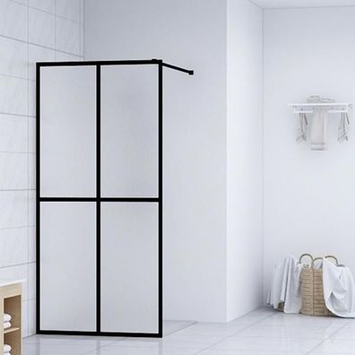Duschwand für Walk-in Dusche Mattes Sicherheitsglas 90x195 cm