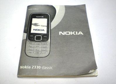 Nokia 2330 Handy Telefon Gebrauchsanweisung Bedienungsanleitung Handbuch Anleitung