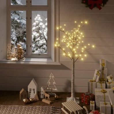 Weihnachtsbaum 120 LEDs 1,2 m Warmweiß Weide Indoor Outdoor