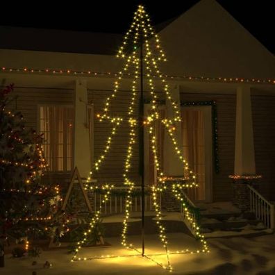Weihnachtsbaum Kegelform 360 LEDs Indoor und Outdoor 143x250 cm