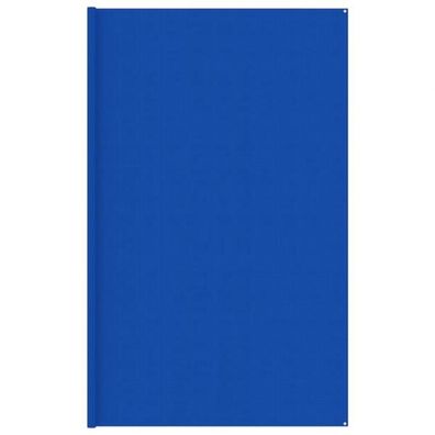 Zeltteppich 400x500 cm Blau HDPE