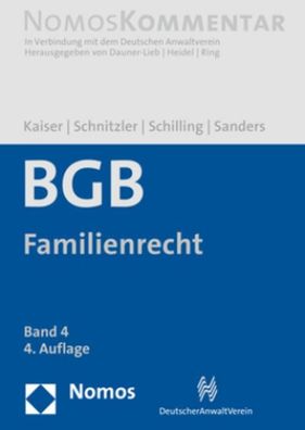 B?rgerliches Gesetzbuch: Familienrecht: Band 4, Dagmar Kaiser