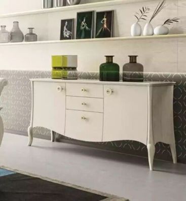 Italienische Möbel Sideboard Kommode Luxus Einrichtung Wohnzimmer Holz