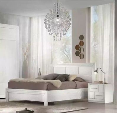 Design Schlafzimmer 3tlg. Bett 2x Nachttische Modern Luxus Set Möbel Neu