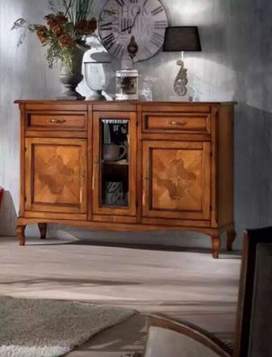 Italienische Möbel Echtes Holz Sideboard Neu Kommode Schrank Wohnzimmer