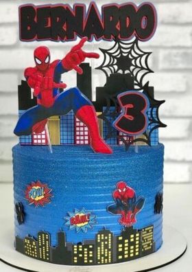 Essbar Spiderman A4 Zuckermasse Tortenaufleger Torte Tortenbild Fondant