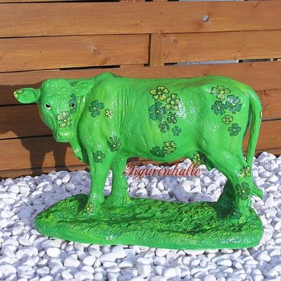 Kuh Statue Skulptur Deko Desginer Moderne Pop Art Werbe Top Anzugträger witzig