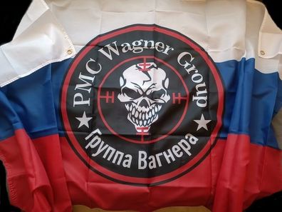 Flagge Russland Wagner Gruppe Russia Wagner Group Special Force PMC Wagner 2