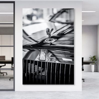 Wandbild Luxury Auto Rolls Royce Leinwand , Acrylglas + Aluminium , Poster
