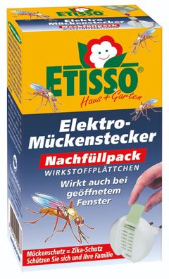 Etisso Elektro-Mückenstecker Nachfüllpack 20 Wirkstoffplättchen zum nachfüllen