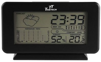 TimeTech 3800001-001 Wetterstation schwarz