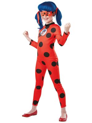Rubies 300778 Miraculous Ladybug DELUXE Kinder Kostüm, Gr. S - XL (3 - 10 Jahre)