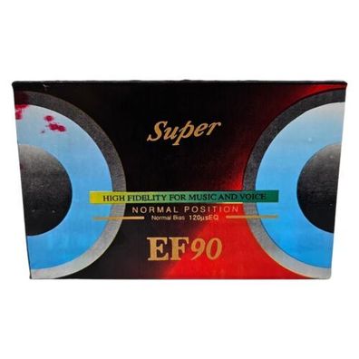 Super EF90 MC Kassette Leerkassette Tap NEU und OVP