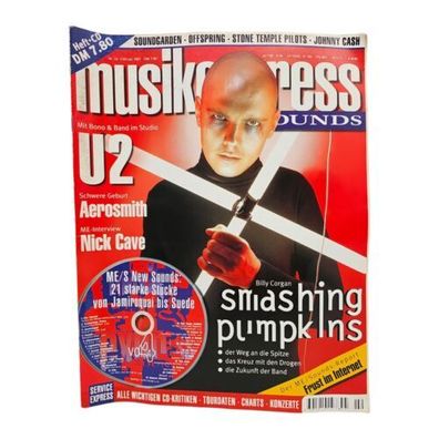 Musik Express 02/97 Heft mit CD 90er Rock Musik Zeitschrift Retro