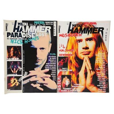 Metal Hammer 5 + 6/1997 Rock Zeitschrift mit Poster Heft 90er