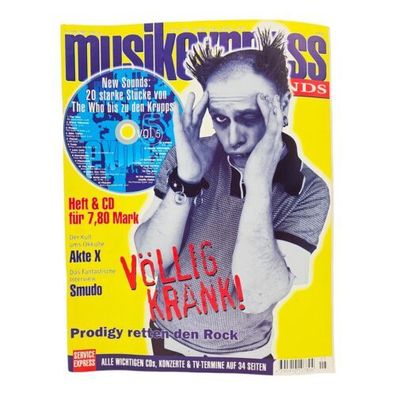 Musik Express 05/97 Heft mit CD 90er Rock Musik Zeitschrift Retro
